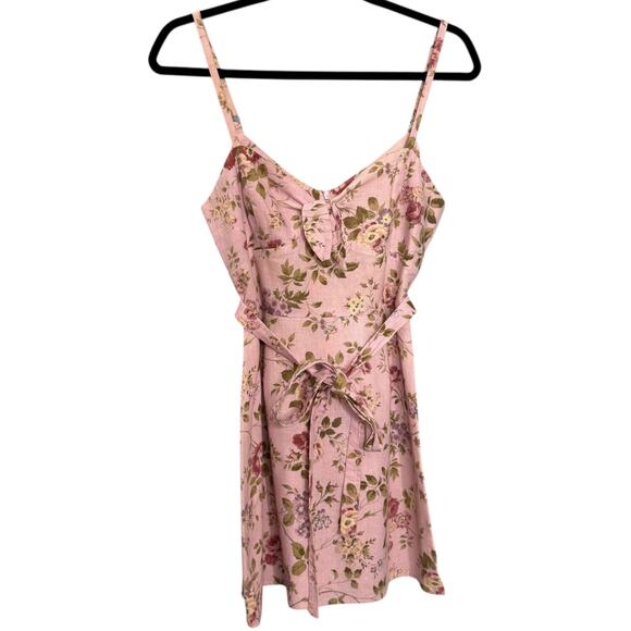 Reformation Size 6 Belize Mini Dress Lavender Floral Feminine Coquette Cottage - Picture 2 of 10